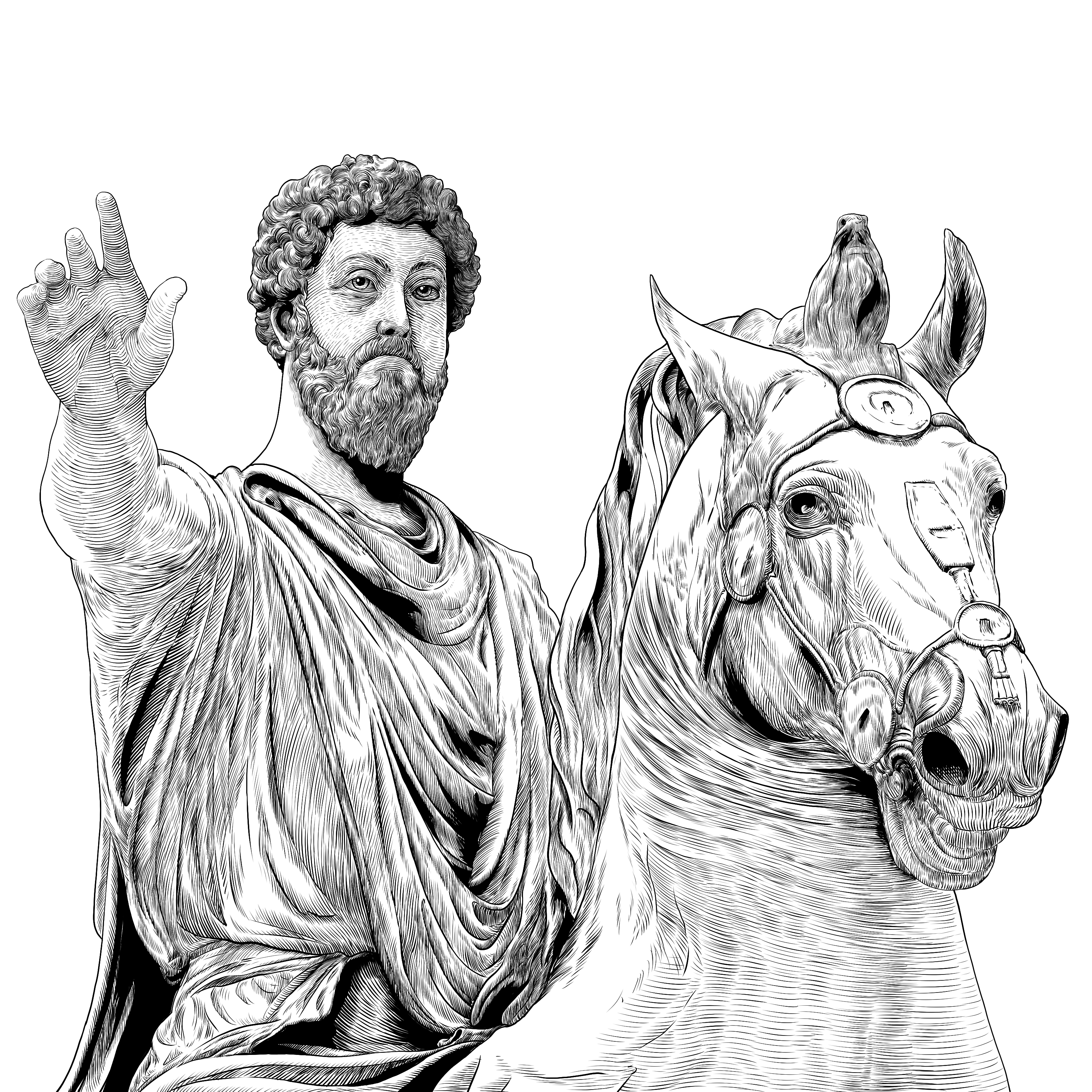 Marcus aurelius sketch